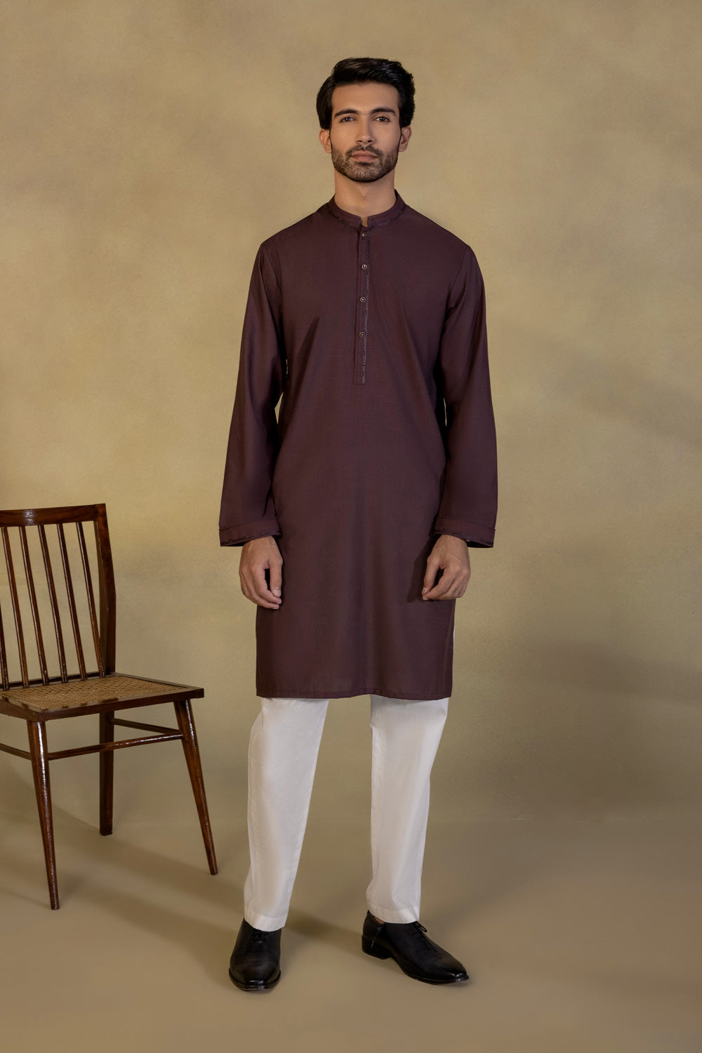 Embroidered Wash & Wear Kurta