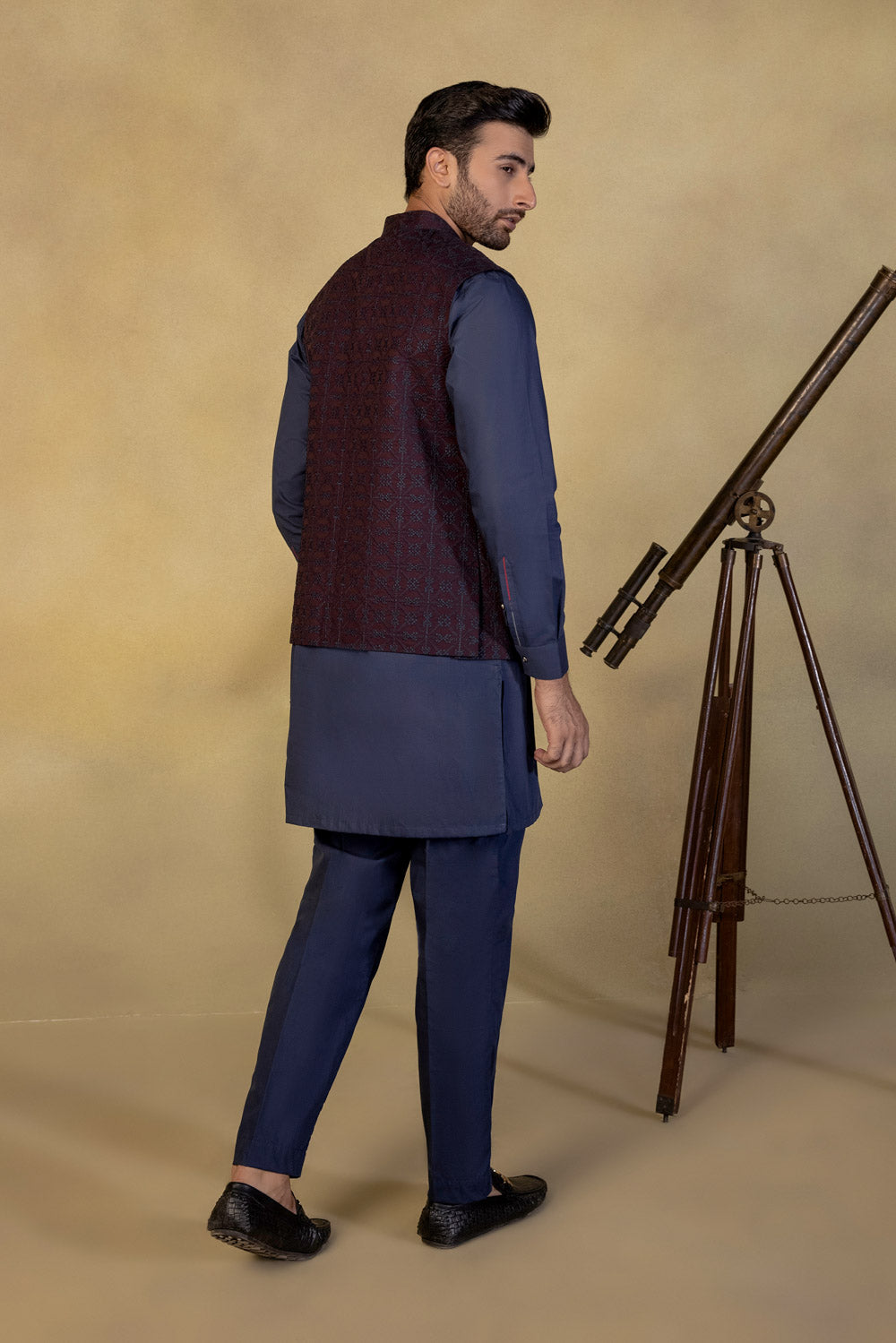 Schiffli Embroidered Waistcoat