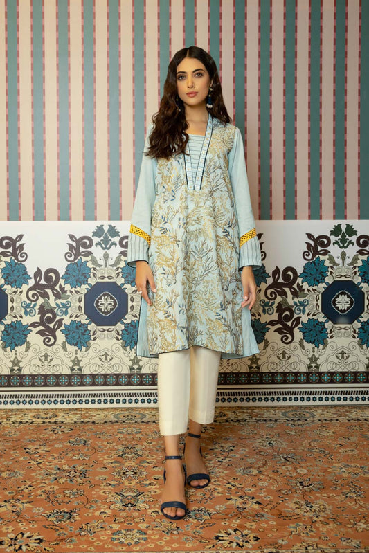 Embroidered Mélange Shirt