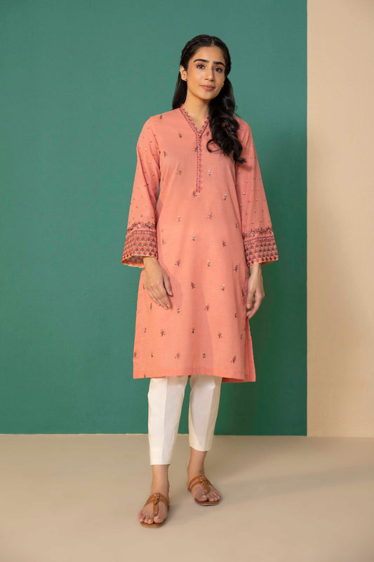 Embroidered Mélange Shirt