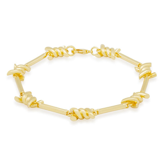 10mm Barbed Wire Bracelet