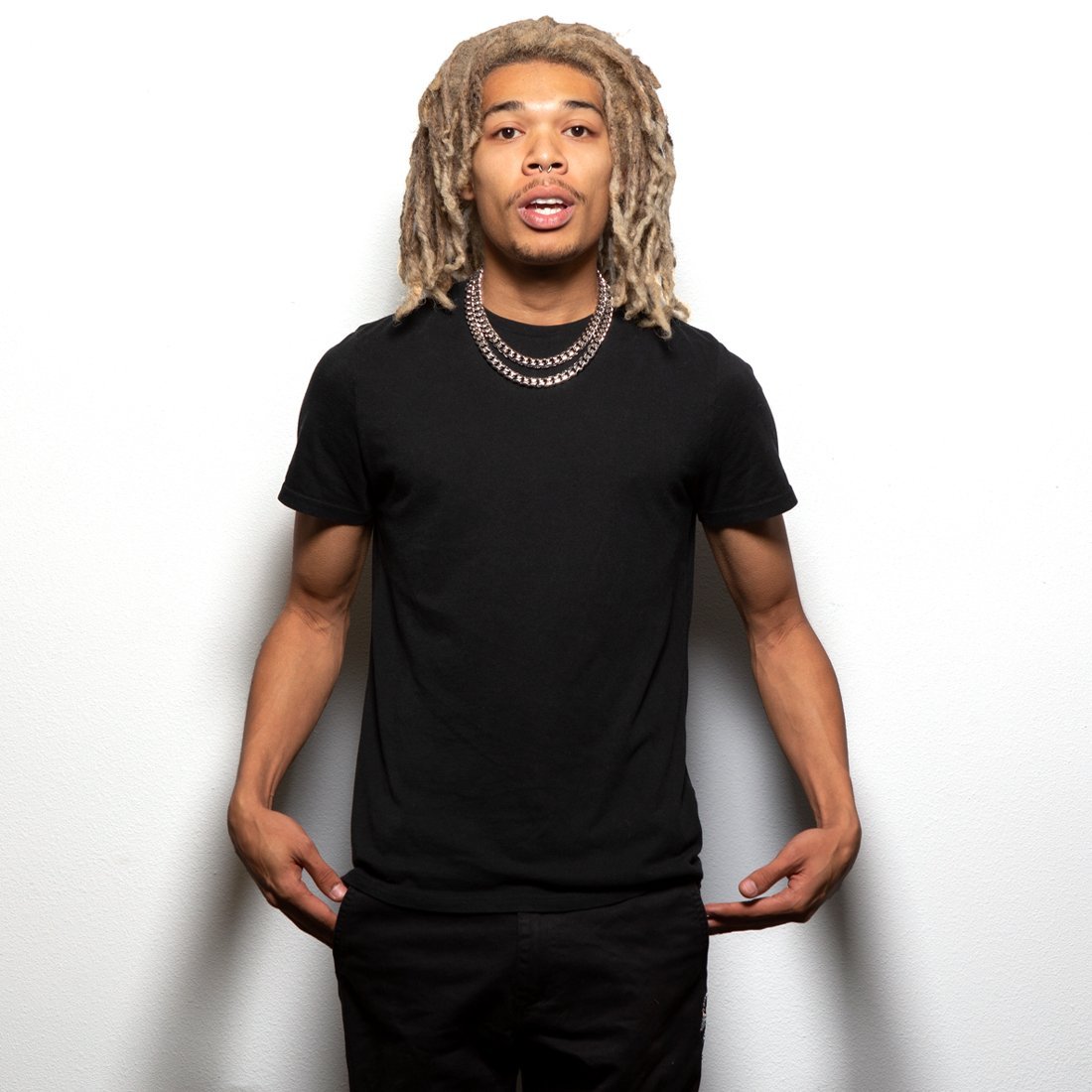 10mm Miami Cuban Link Chain Choker Set