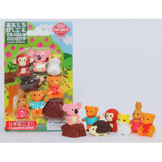 Hawaii Animal Eraser Card Set