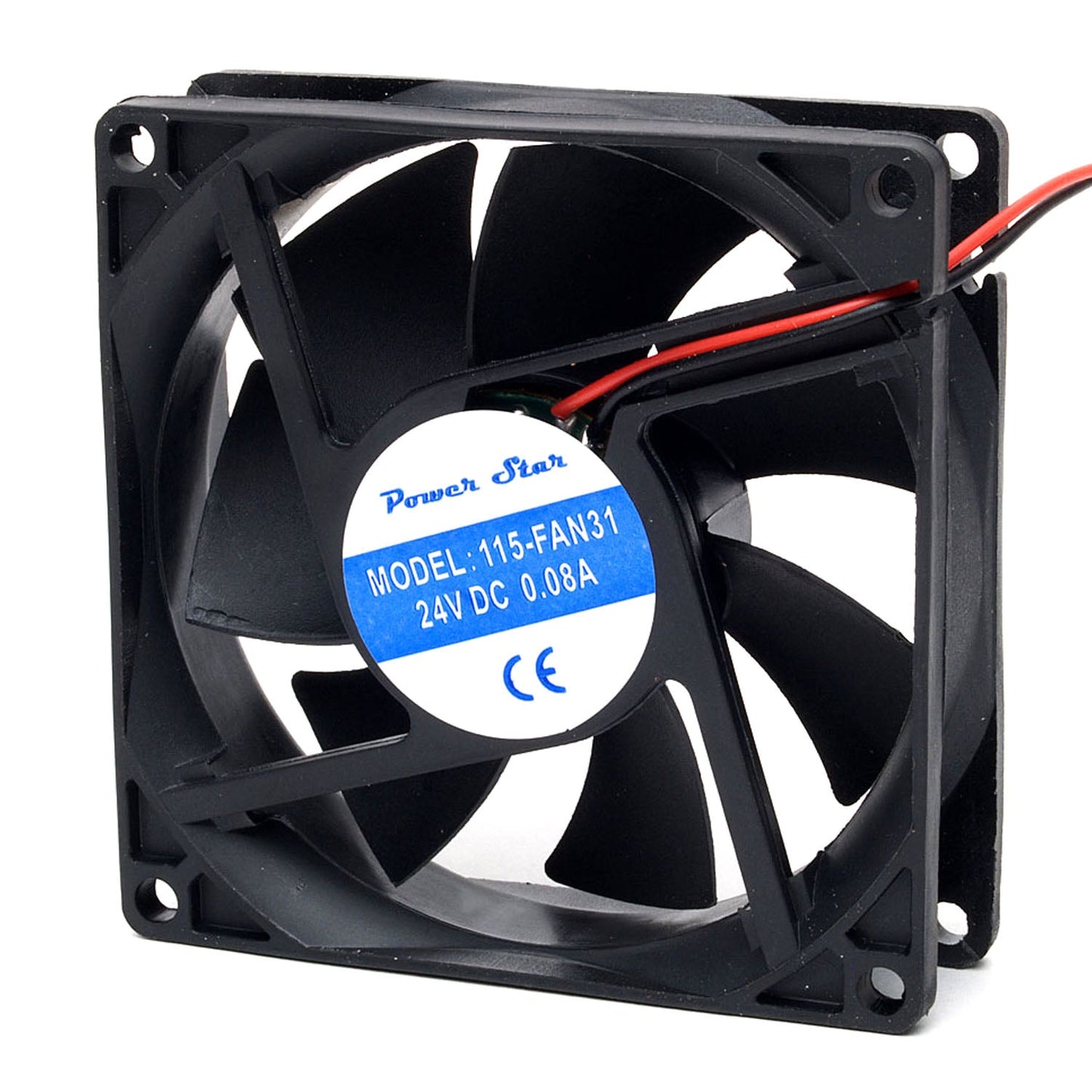 115-FAN31 FAN 3 24VDC 80x25mm P.w/wire