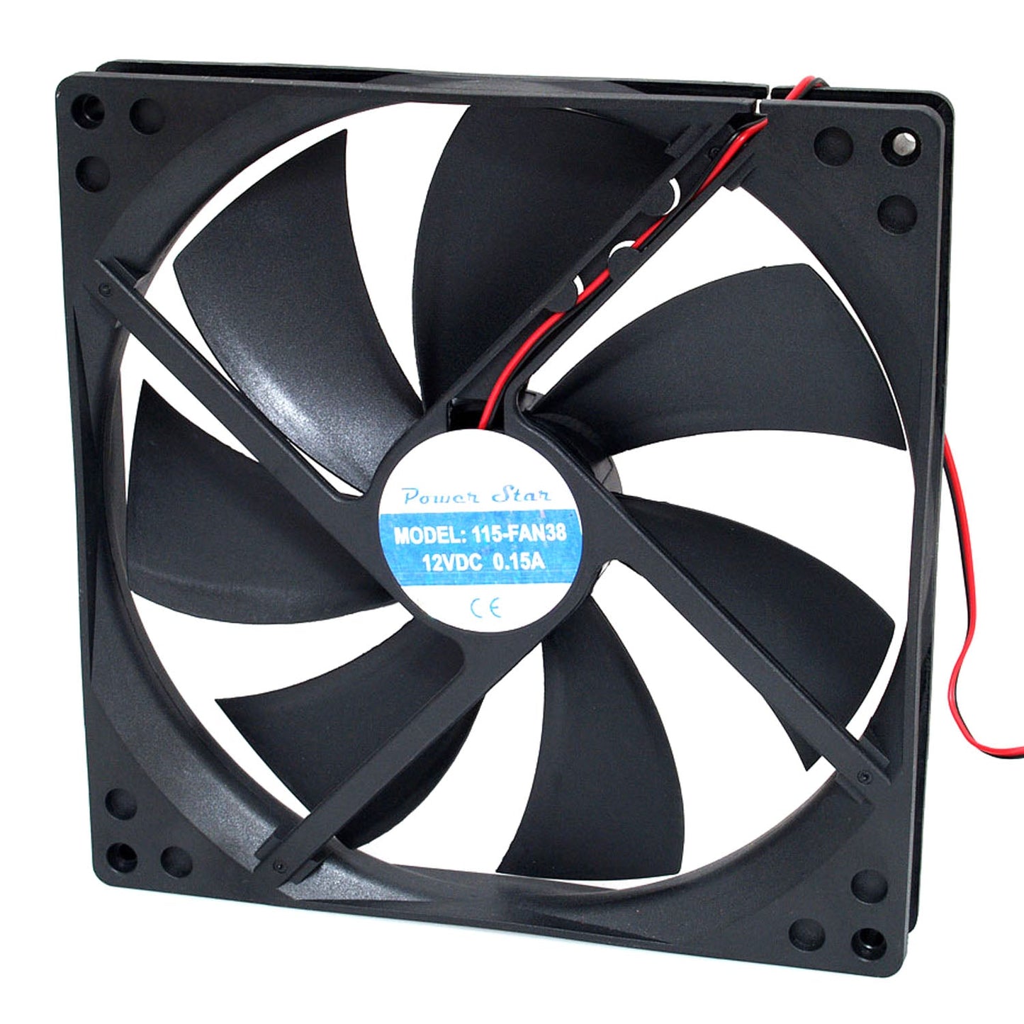 115-FAN38 FAN 6 12VDC 180x25mm P.w/wire