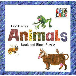 Eric Carle ANIMALS book & puzzle