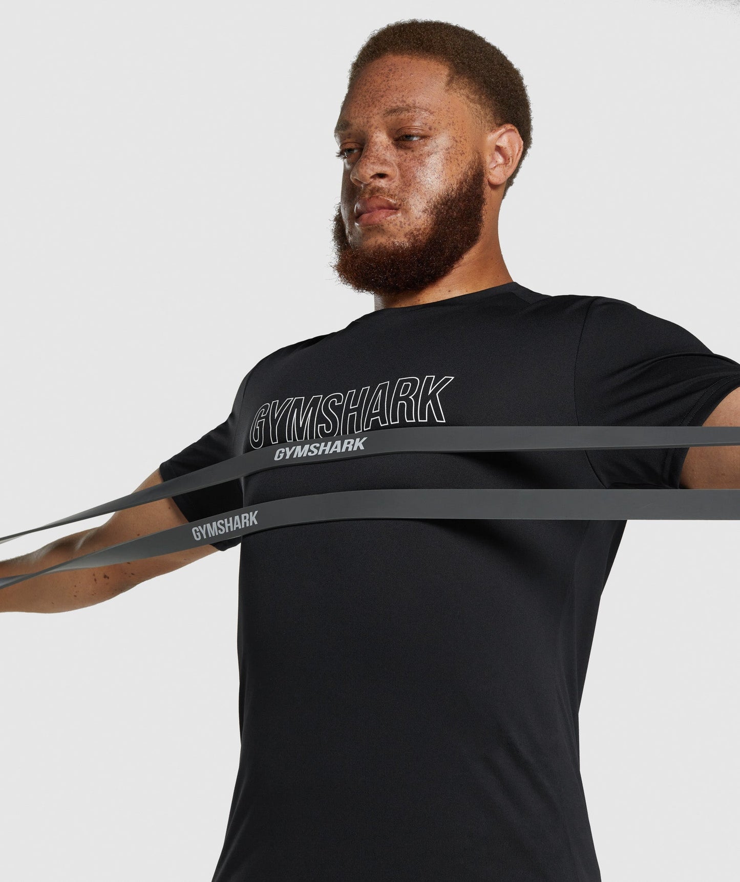 Gymshark 11 kg bis 36 kg Widerstand Band - Holzkohle