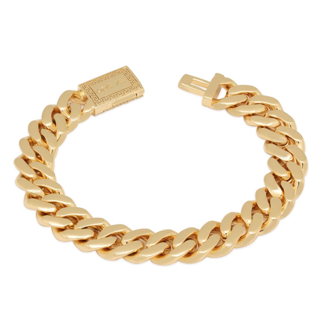 12mm Iced Miami Cuban Link Bracelet