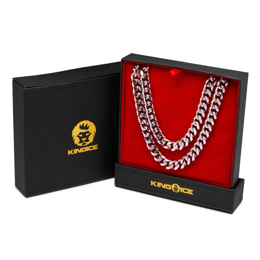 12 mm Choker-Set mit kubanischen Miami-Gliederketten