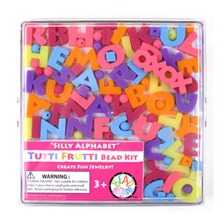 Tutti Frutti Silly Alphabet Bead Kit