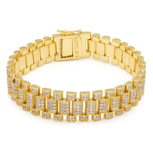 15mm Iced Rolex Link Bracelet
