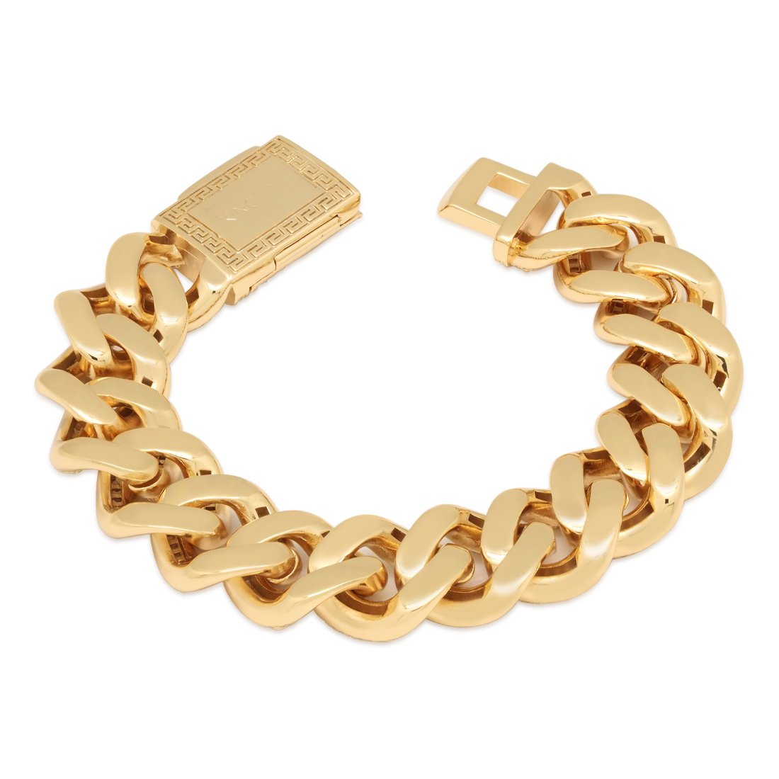 18 mm Iced Baguette Miami Cuban Link Armband
