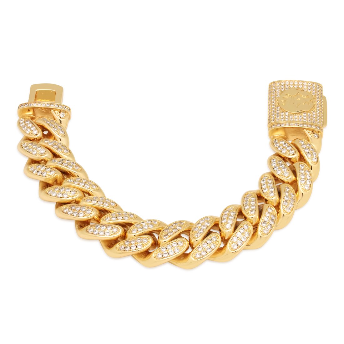 18mm Iced Miami Cuban Link Bracelet
