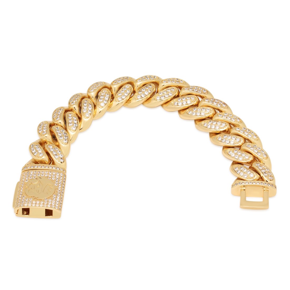 18mm Iced Miami Cuban Link Bracelet