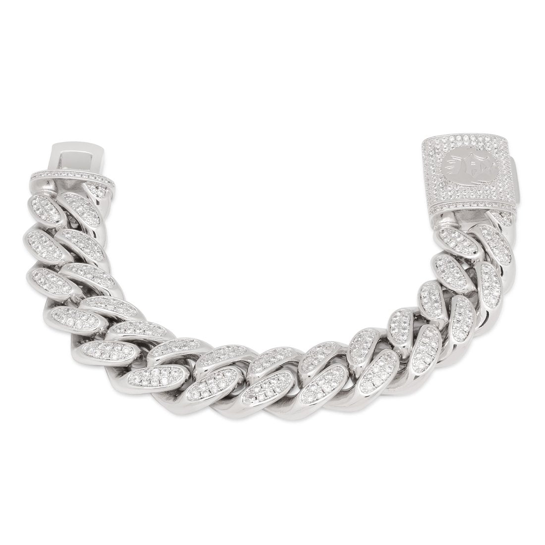 18mm Iced Miami Cuban Link Bracelet