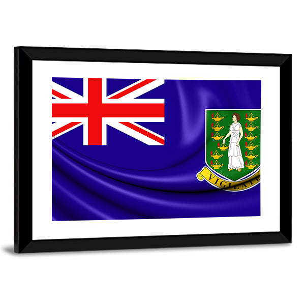Britische Jungferninseln Flagge Canvas Wall Art Kunst
