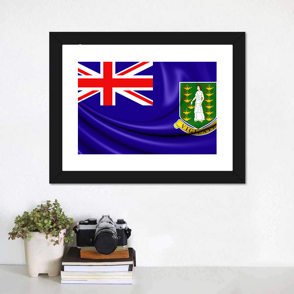 Britische Jungferninseln Flagge Canvas Wall Art Kunst