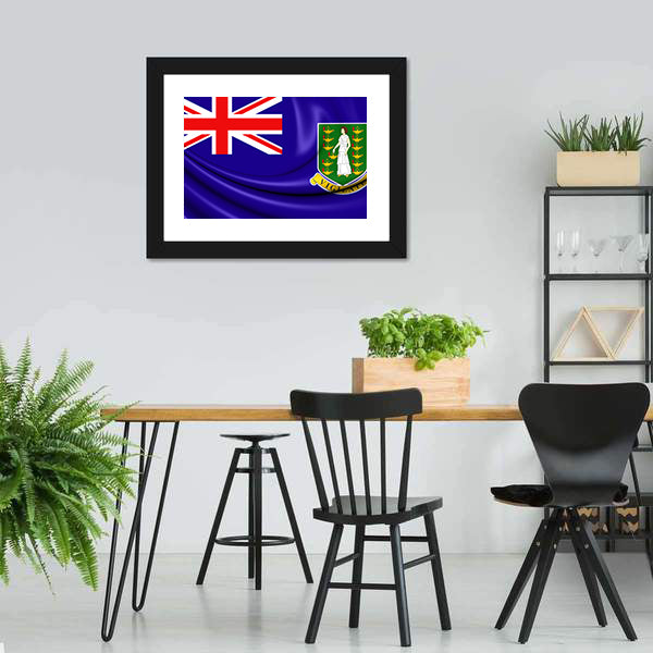 Britische Jungferninseln Flagge Canvas Wall Art Kunst
