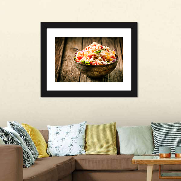 Heaped Rustic Bowl Canvas Wall Art-3 Horizontal-Gallery Wrap-25" x 16"-Tiaracle