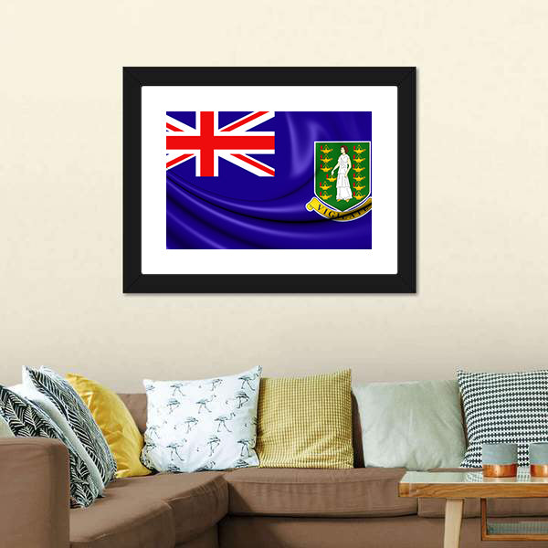 Britische Jungferninseln Flagge Canvas Wall Art Kunst