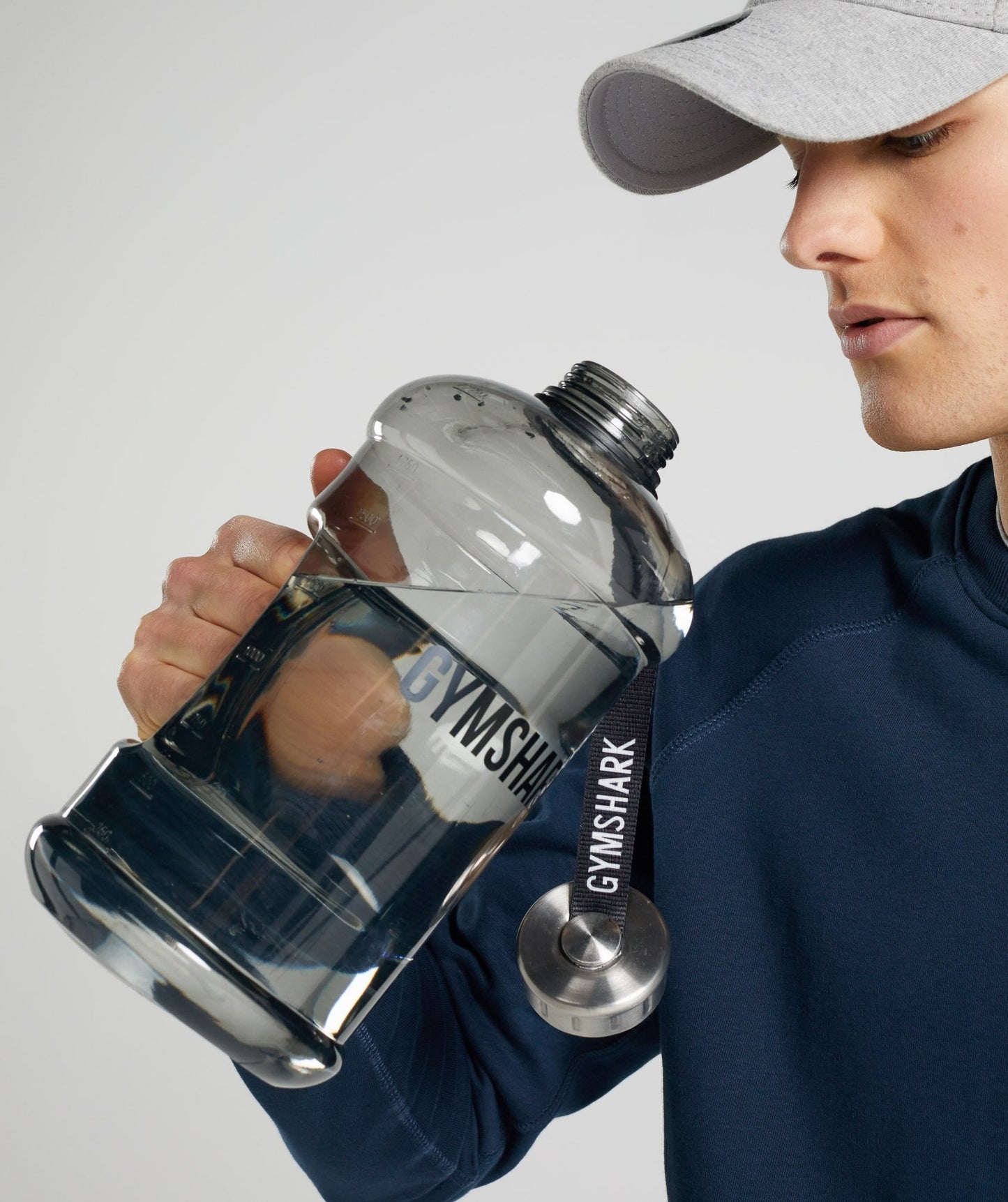 Gymshark 2.2L Water Bottle - Black