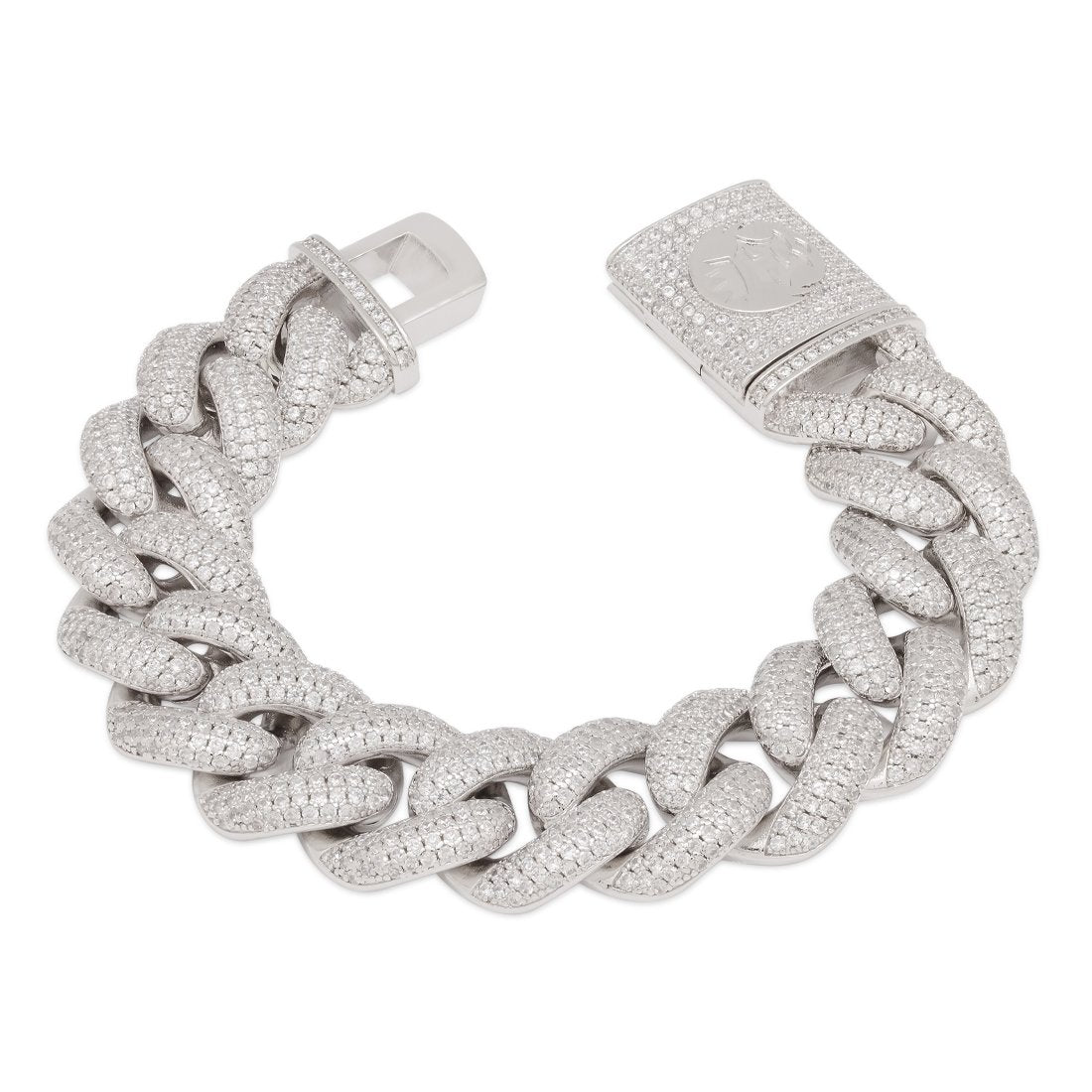 20mm Iced Miami Cuban Link Bracelet