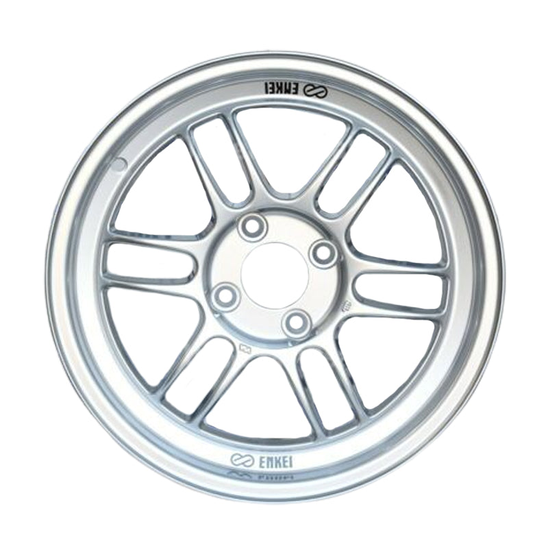 Enkei RPF1 16x8 4x100 38 mm Versatz 73 mm Bohrung Silberfelge für Miata 4-Lug / 02-06 Mini / Honda 4-Lug (enk3796804938SP)