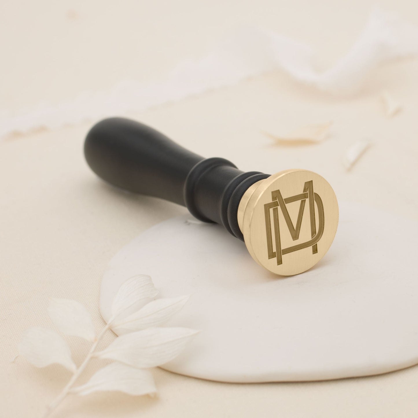 Hugo Monogram Wax Stamp