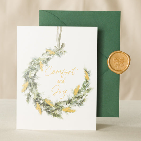 Balsam Wreath Holiday Card