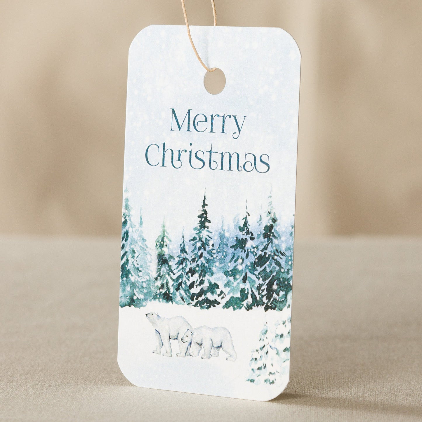 Polar Night Gift Tag - 10 Pack