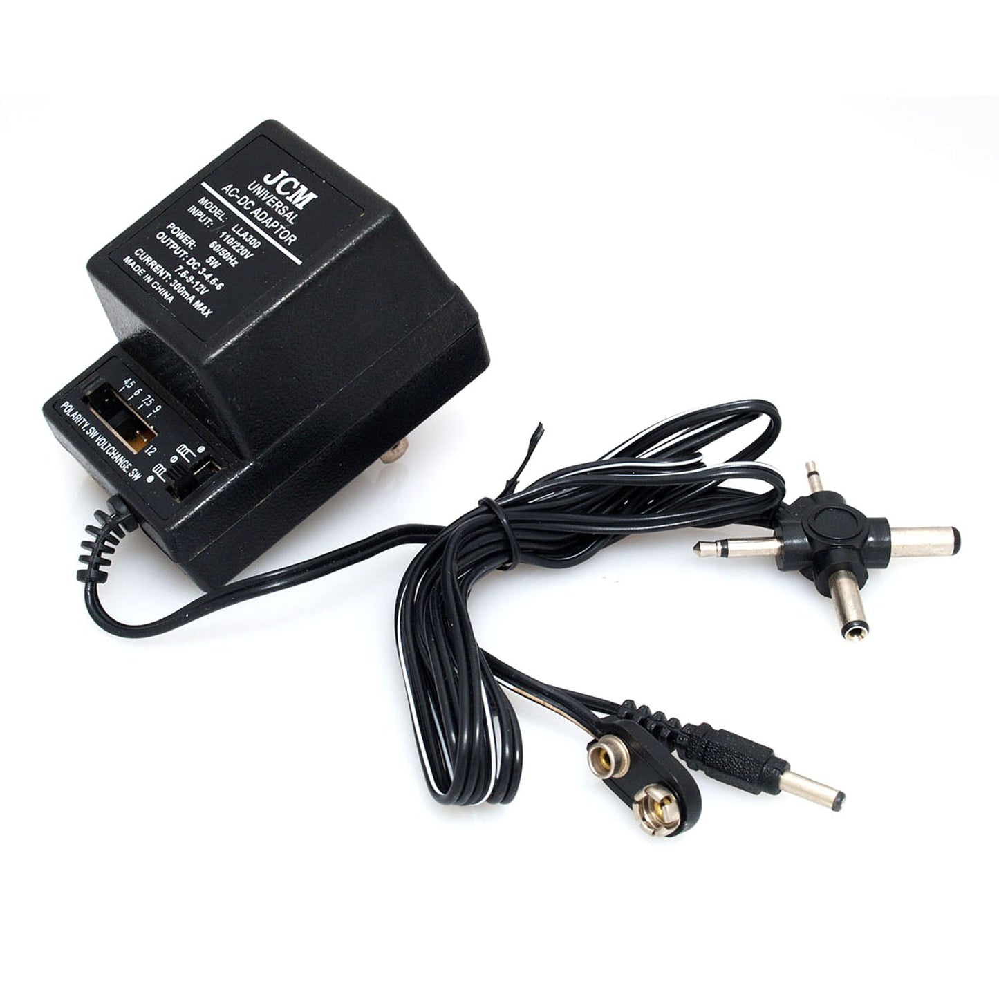 250-LLA300 AC/DC 6-9-12V 300MA Adapter