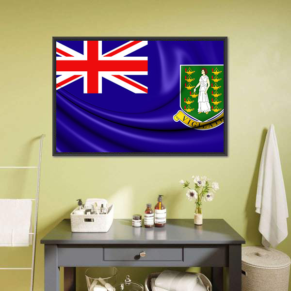 Britische Jungferninseln Flagge Canvas Wall Art Kunst