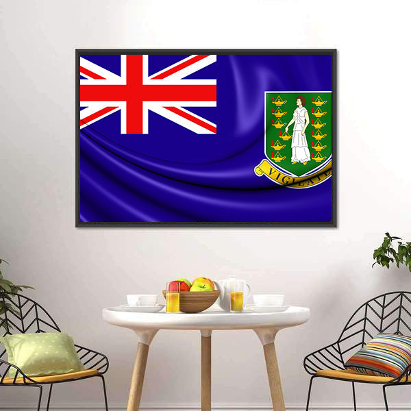 Britische Jungferninseln Flagge Canvas Wall Art Kunst