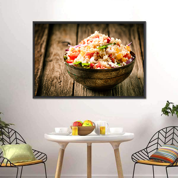 Heaped Rustic Bowl Canvas Wall Art-3 Horizontal-Gallery Wrap-25" x 16"-Tiaracle