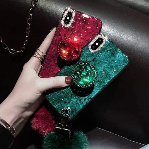 हेयर बॉल एयरबैग ब्रैकेट फोन केस