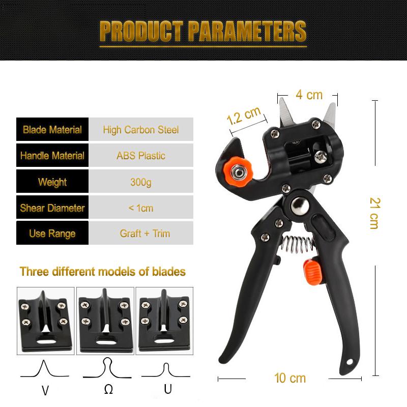 व्यावसायिक नर्सरी ग्राफ्टिंग टूल (1 सेट)
