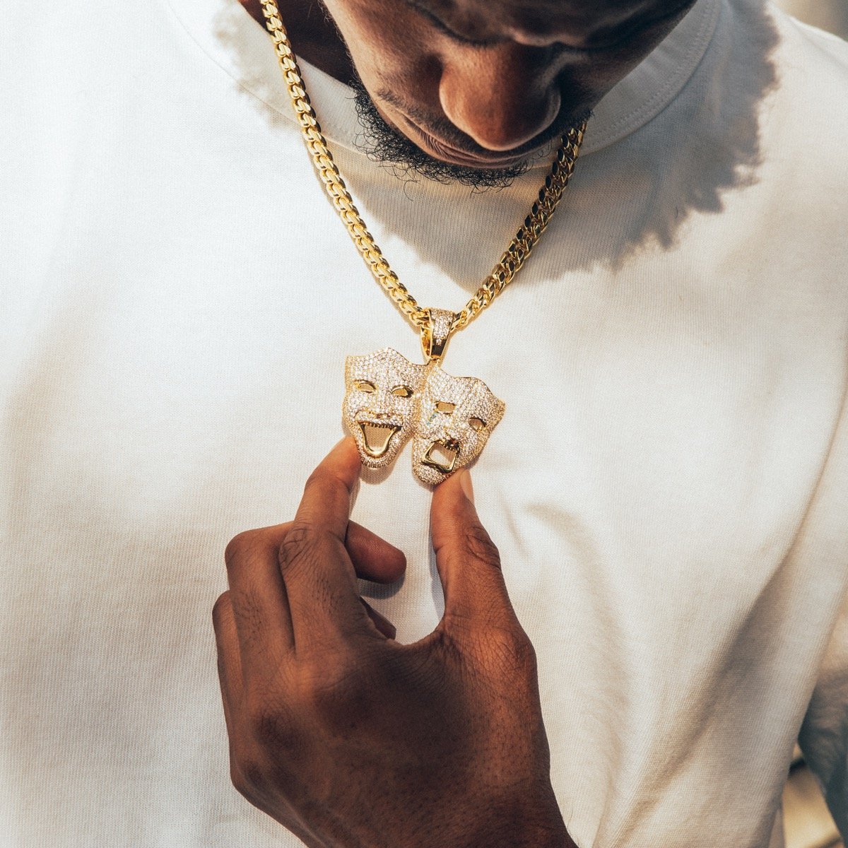 Halskette „Jetzt lächeln, später weinen“ 