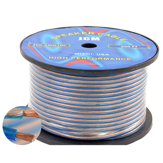 300-AWG10/C 500FT 10GA 2C Klares Spek.Kabel