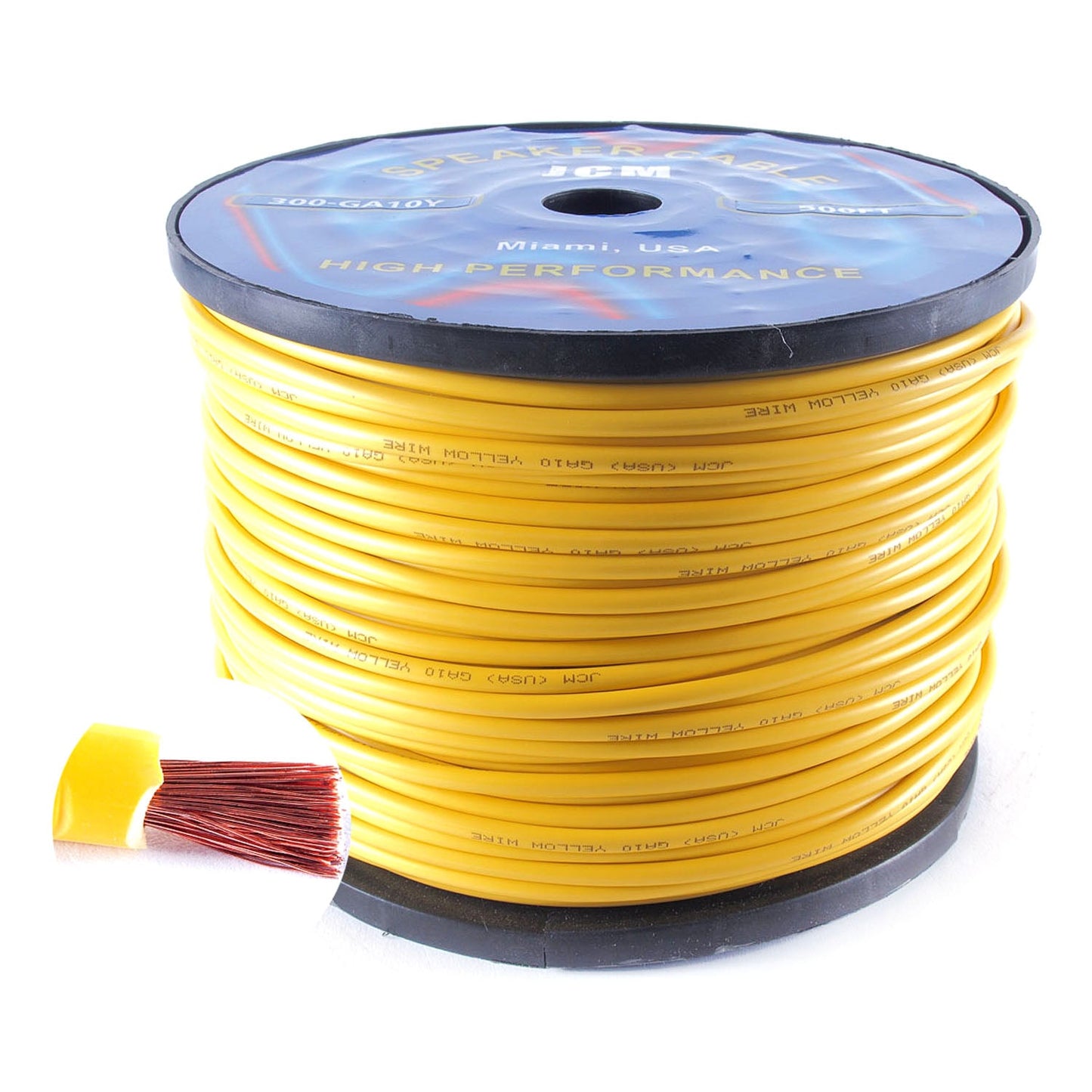 300-GA10/Y500FT 500FT 10GA Gelbes Kabel