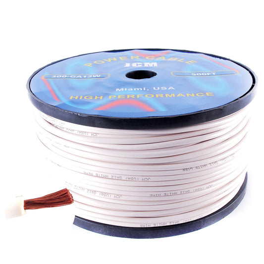 300-GA12/W500FT 500FT 12GA White Wire