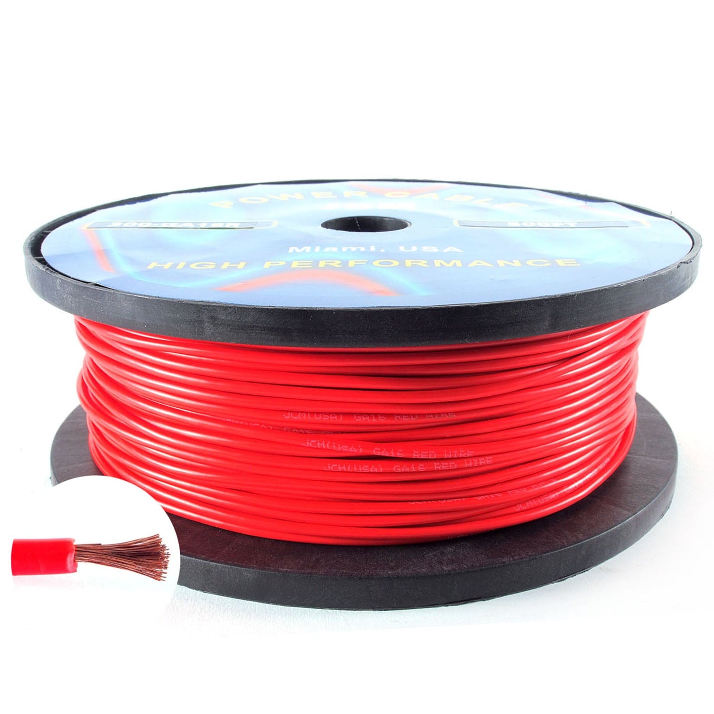 300-GA16/R500FT 500FT 16GA rotes Kabel