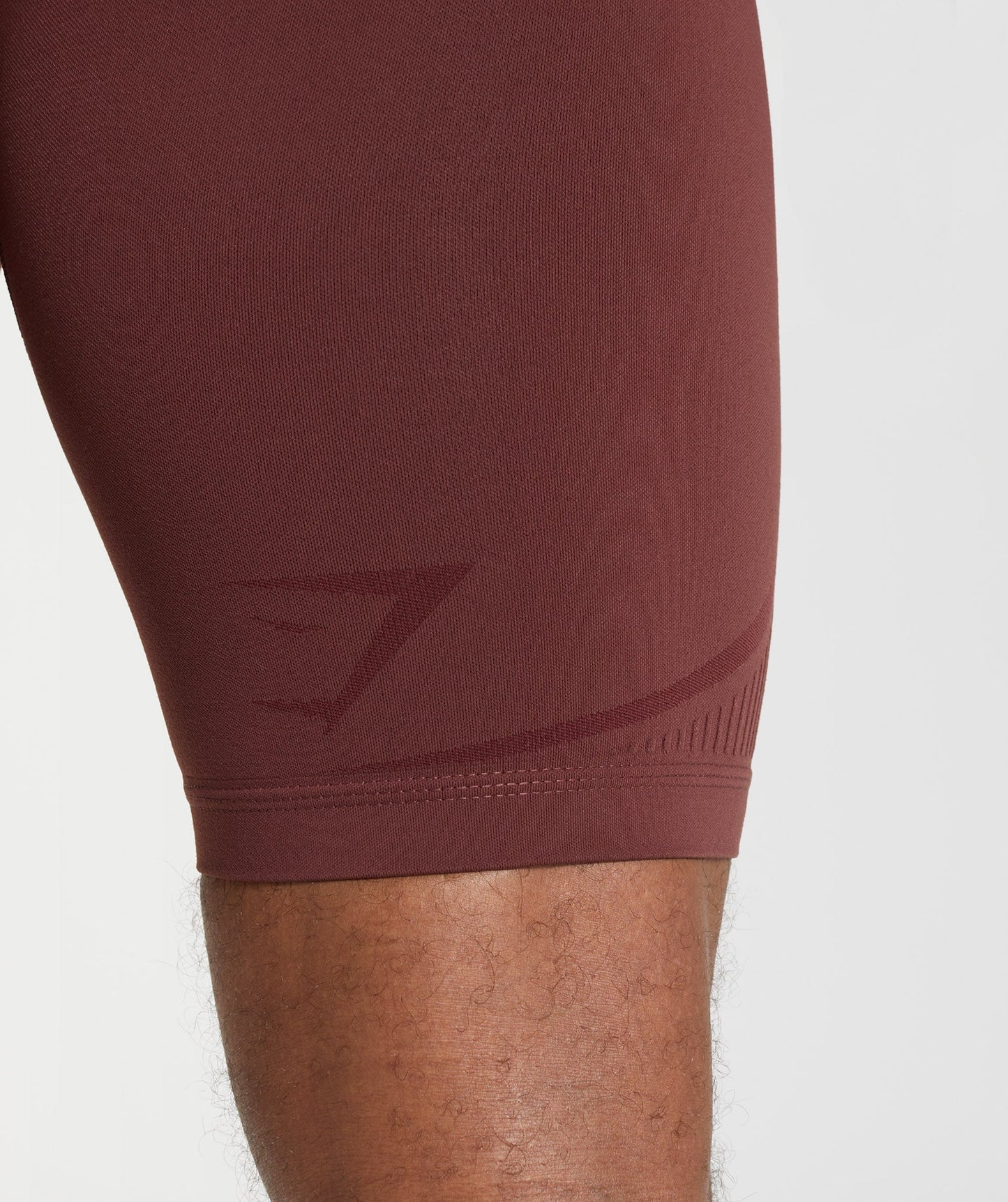 Gymshark 315 Seamless 1/2 Shorts - Cherry Brown/Athletic Maroon