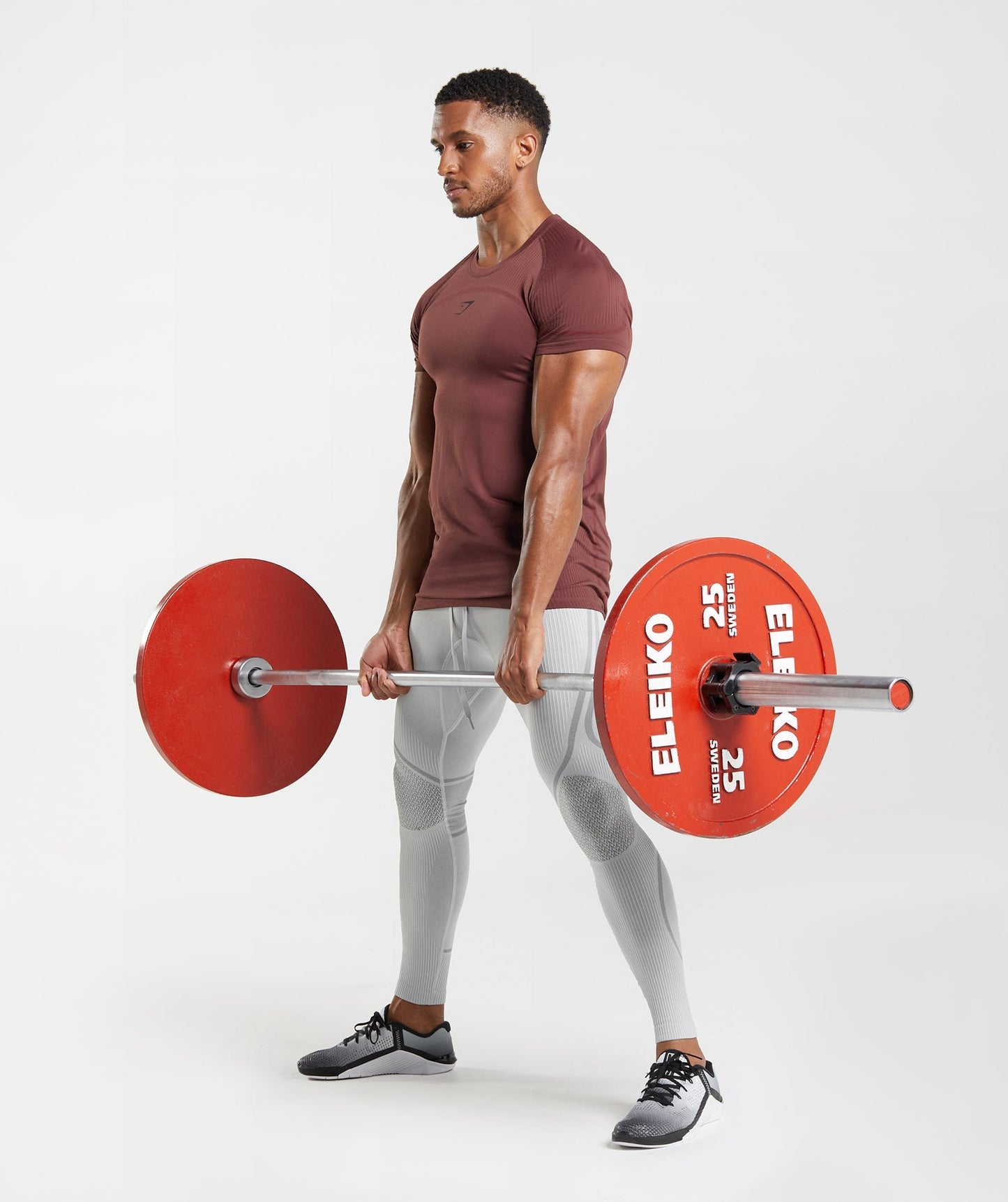 Gymshark 315 Seamless T-Shirt - Cherry Brown