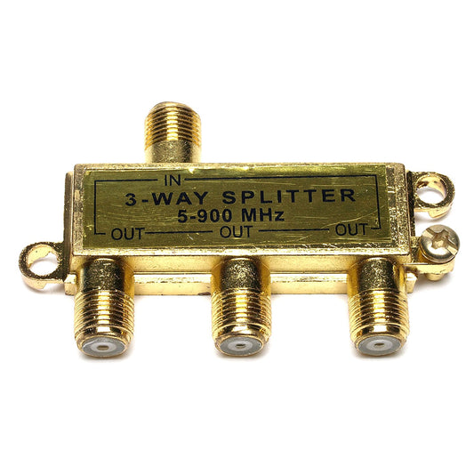 39-5303G 3 WAY GOLD SPLITER 5-900 MHZ