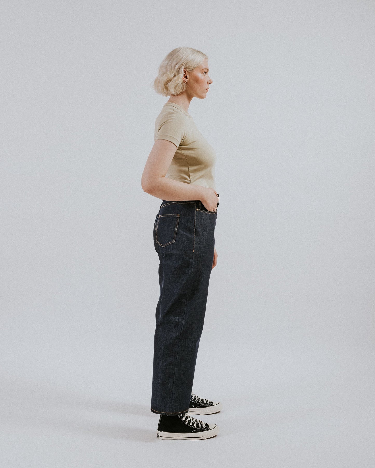 The Edith - Indigo Denim.