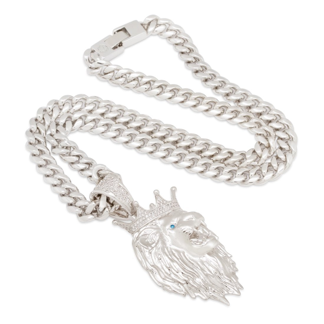 3D Boss Roaring Lion Necklace