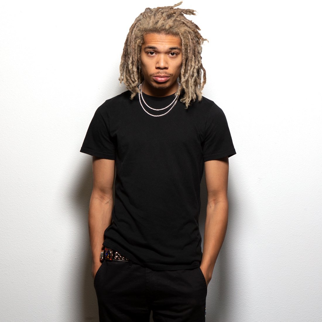 3 mm Tennisketten-Halsband-Set