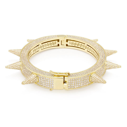 4mm Spike Studded Bangle Bracelet