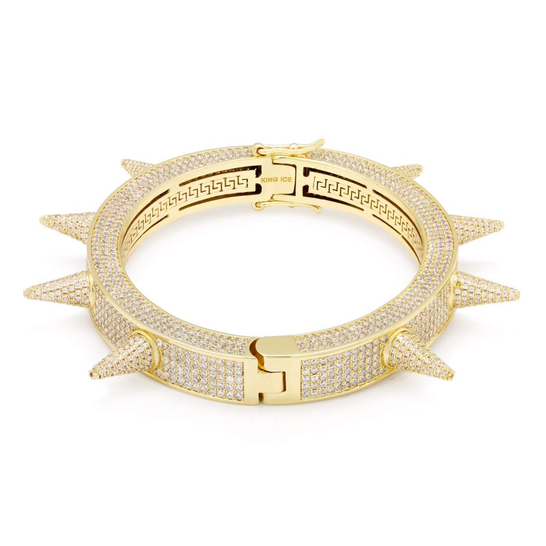 4mm Spike Studded Bangle Bracelet