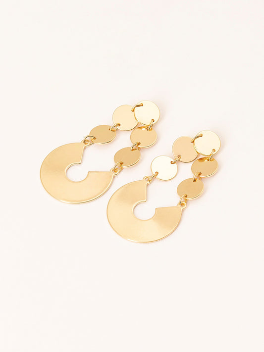 Dangling Coins Earrings